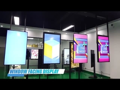 Venster die Vertoning onder ogen zien