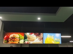700nits FHD Indoor Digitaal Menu Board Voor Fast Food Reclame