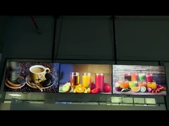 700nits FHD Indoor Digitaal Menu Board Voor Fast Food Reclame