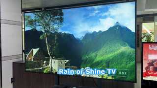 86" waterdichte buitentelevisie