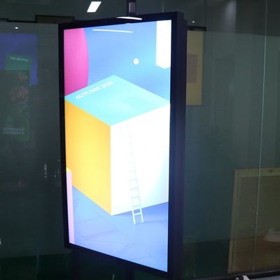 49inch buitenlcd toont Openluchtlcd Reclamespeler 5000nits Interactieve Reclametotem