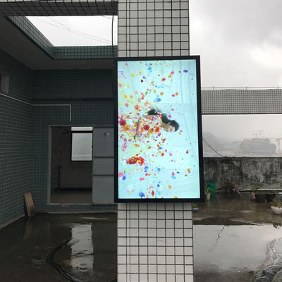 De muur zette Waterdichte Digitale Signage IP66 LCD 55“ op