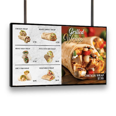 55 inch aangepast winkelcentrum Digitaal signage Advertentie Display Menu Board Scherm