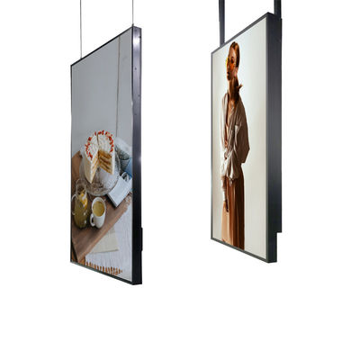 Hoge helderheid advertentie venster lcd display 2500 Nits 55 inch smalle rand