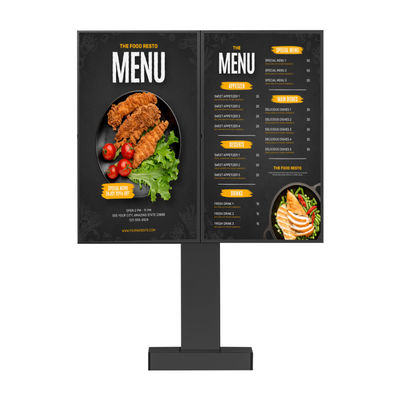 Buiten waterdicht Drive Thru Digital Menu Board lcd-display voor restaurantreclame