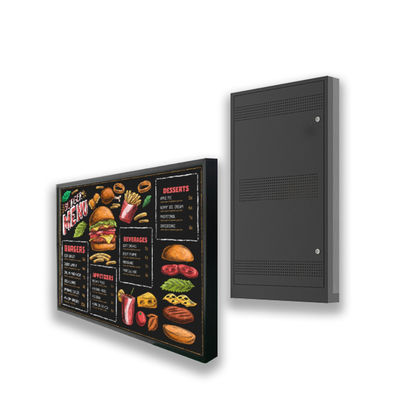 Restaurant Advertentie Android TFT LCD Display Buiten Waterdicht Digitaal Signage Scherm