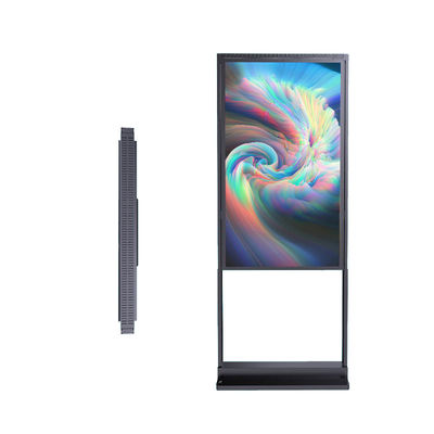 49 inch Reclame in de binnenruimte Digitaal Video Signage Vloer Staande LCD Display Kiosk