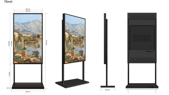 75 inch venster LCD Display Ultra HD 2500-5000Nits