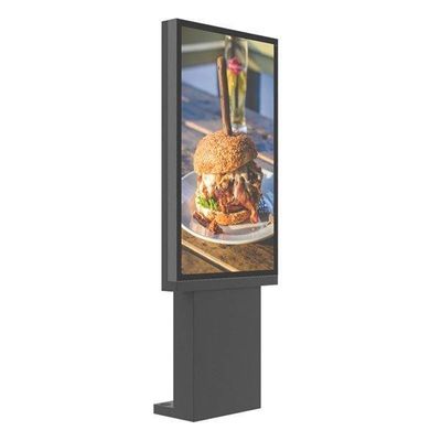 65 inch High Brightness Weatherproof Outdoor Drive Thru Menu Board met vloerbasis